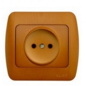 Розетка с/з Zirve сосна 501-000801-217