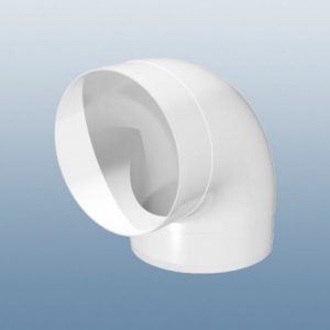 Колено круглое пластик 90° D150 15ККП90°