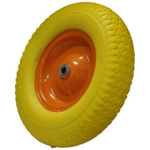 Колесо для тачки пена 4,00-8 красное D20