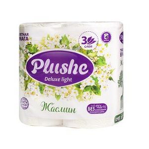Туалетная бумага Plushe б/д 55серая