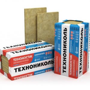 Утеплитель ТЕХНОАКУСТИК  1200*600*50 (0,288м 5,76м2) плот.45