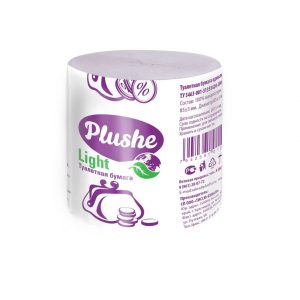 Туалетная бумага Plushe Light 80гр. Эко
