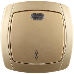 Выключатель проходной Светозар с подсветкой SV-54438-W