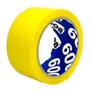 Лента клейкая 48х66 UNIBOB 600 желтая К30269