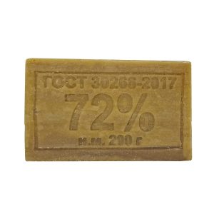 Мыло хоз. твердое 300г 72% Гренди темное