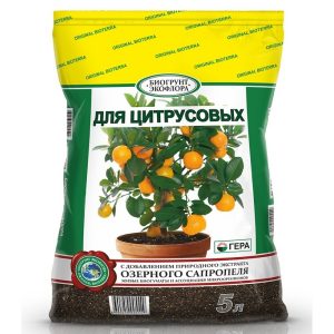 Плодородная смесь ДЛЯ Цитрусовых ГЕРА 5л  10л. Лама-Торф У6021