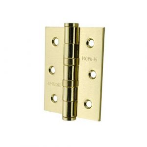 Петля дверная латунь правая 125х75х2,5 НОРА 750-5