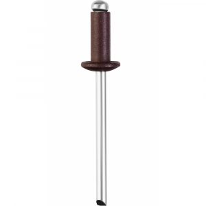 Заклепки алюм. 3,2х8мм шоколадно-корич. 50шт RAL8017 STAYER 3125-32-8017