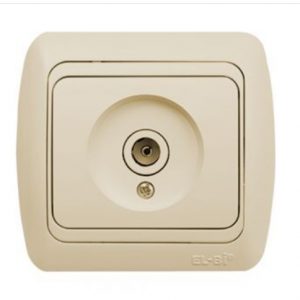 Розетка спутниковая белая ZIRVE 501-00202-280