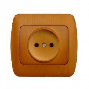 Розетка 2-ая с/з сосна Zirve 501-000801-907