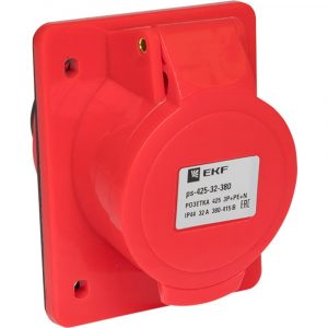 Розетка стационарная скрытая .    NCA-SR415–16- 380 3Р+N IP44