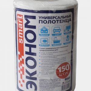 Салфетки ЭКОНОМ рулон 150шт 20х23см