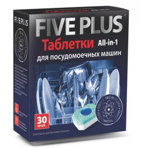 Таблетки д/посудомоечн.машины 30шт б/хлора
