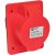 Розетка стационарная скрытая .    NCA-SR415–16- 380 3Р+N IP44
