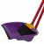 Набор совок складной красный Sweep 20х27+мягк.щётка дл.руч.96 см